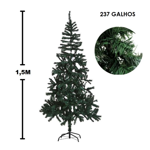 Imagem de Árvore Tradicional Verde Para Natal & Decoração 